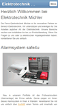 Mobile Screenshot of elektrotechnik-michler.com