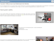 Tablet Screenshot of elektrotechnik-michler.com